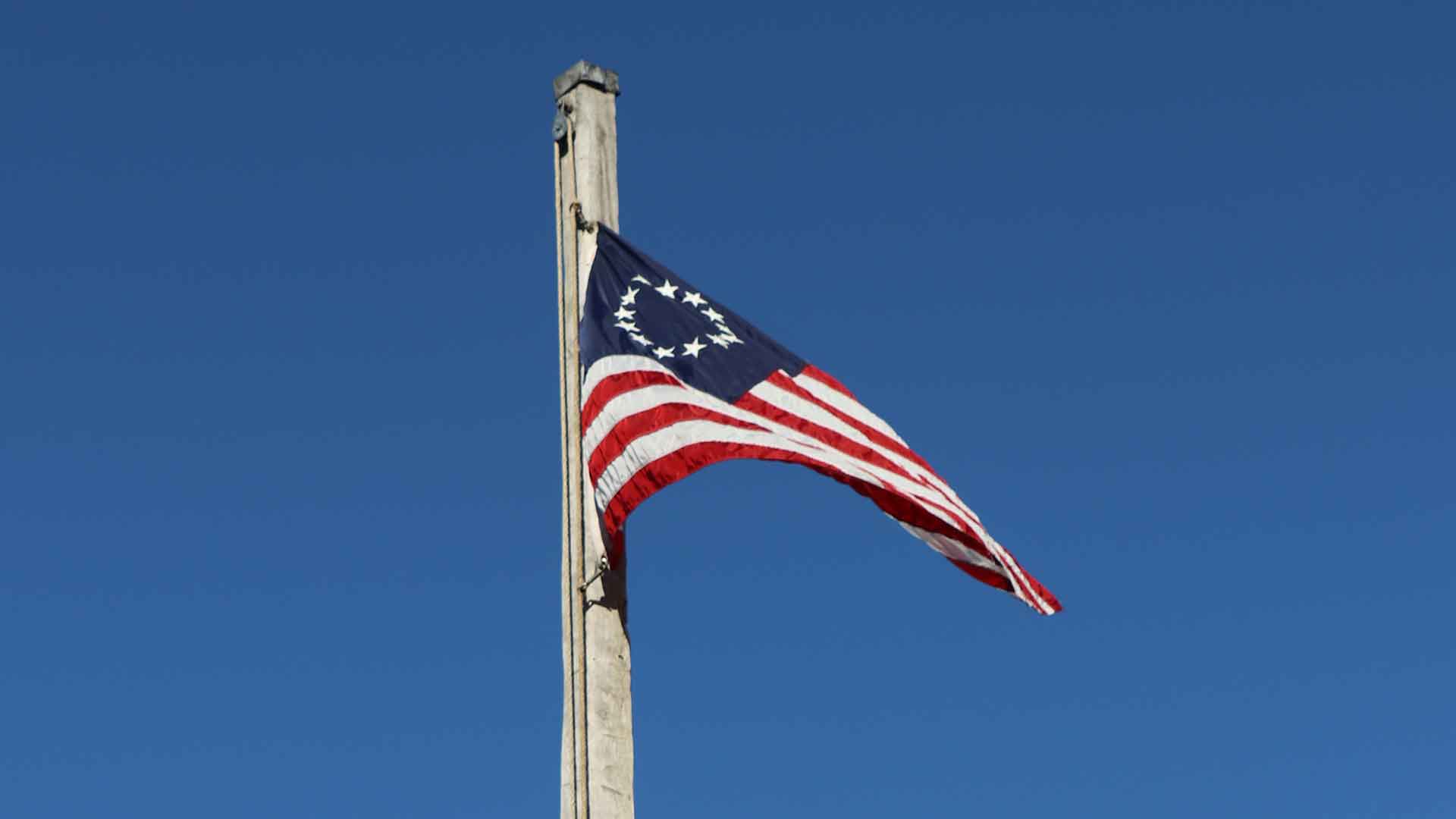 Revolutionary War era American Flag
