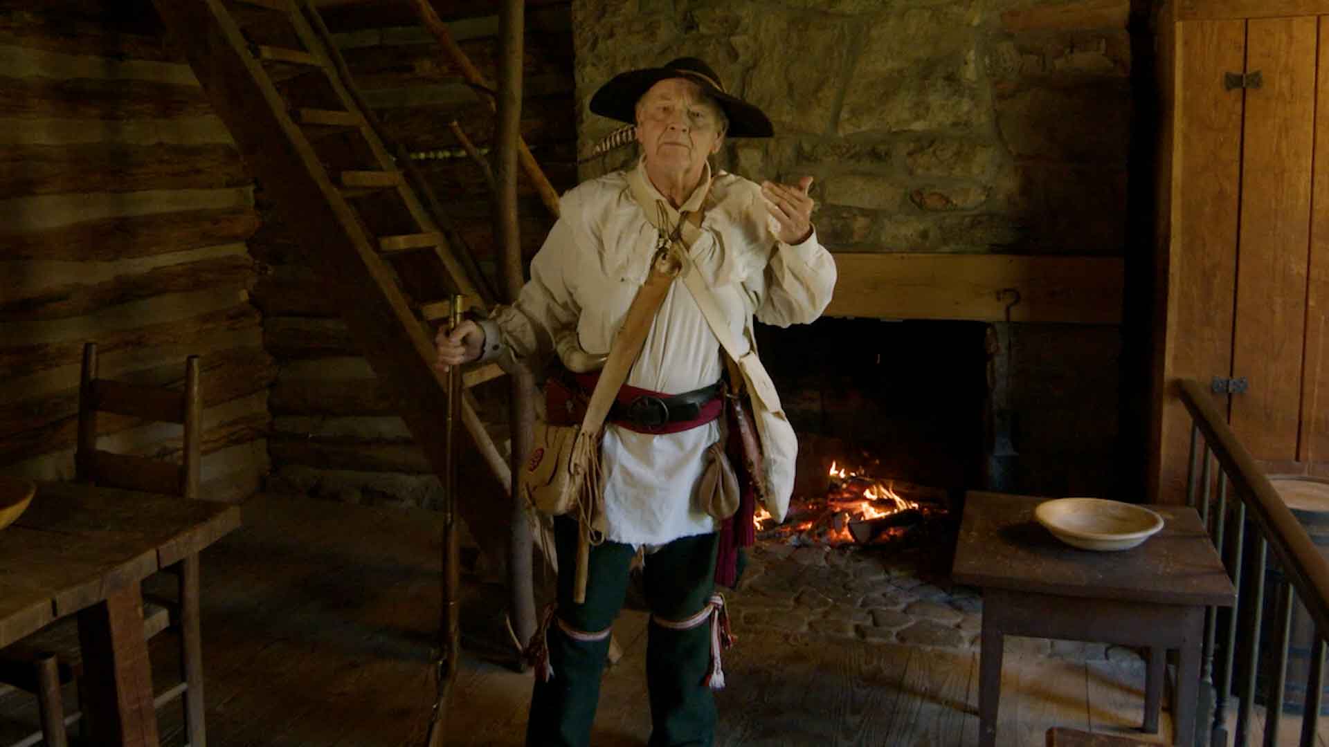 a ranger at Fort Roberdeau